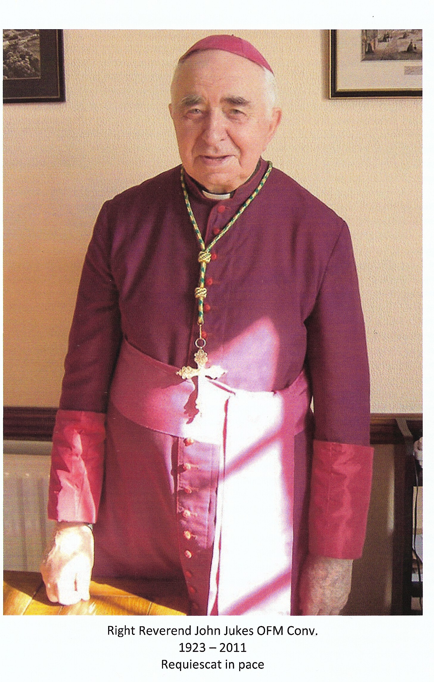 Bishop John Jukes OFM